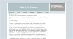 Desktop Screenshot of karenwriter.com